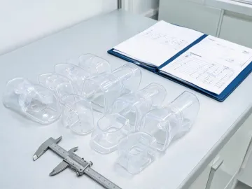 Clear medical device housings